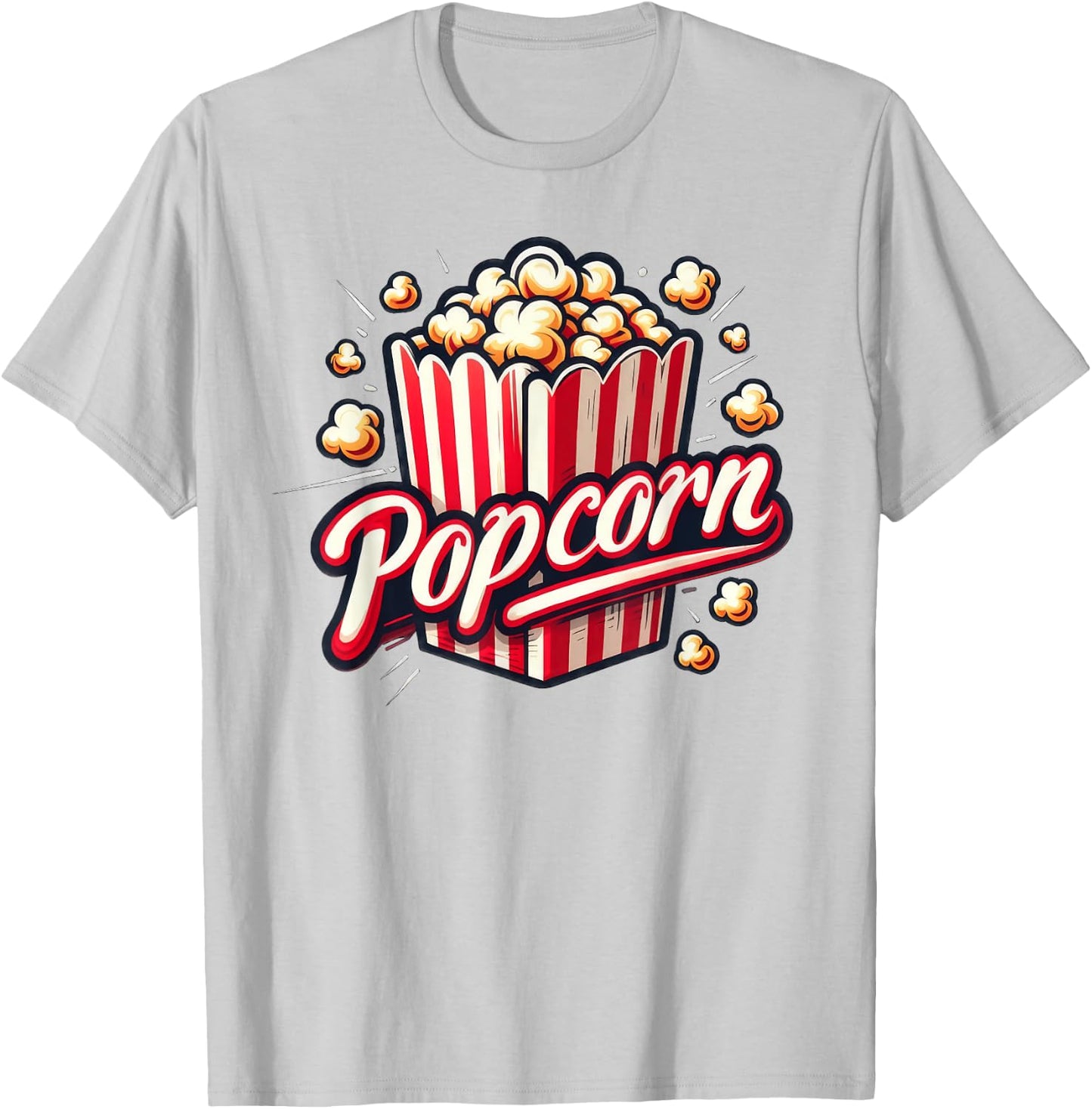 Popcorn Kostüm Kinder , White T-Shirt - T-Shirt | Ash