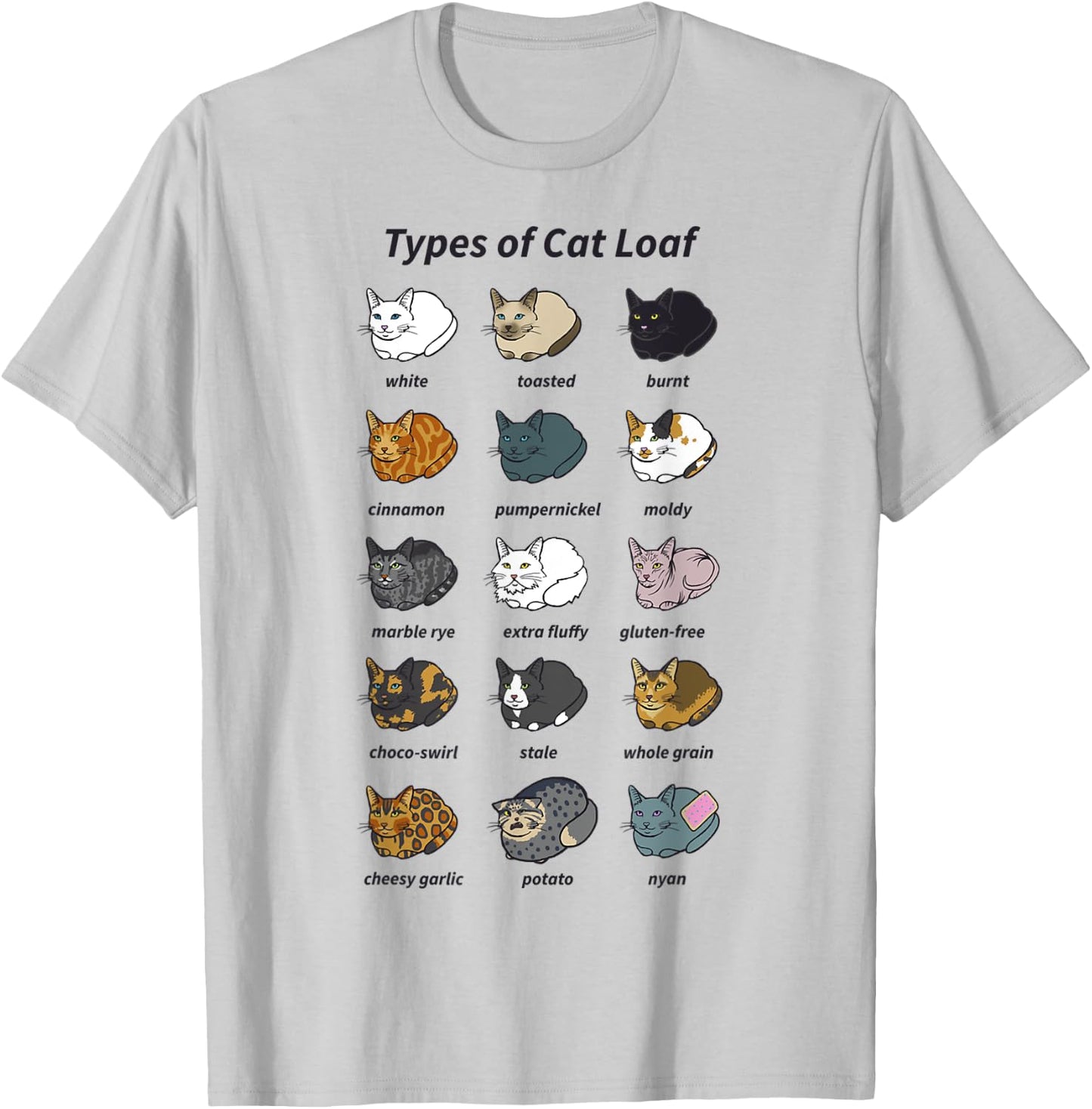 Cat Breads Baby Women Kids T-Shirt - T-Shirt | Ash