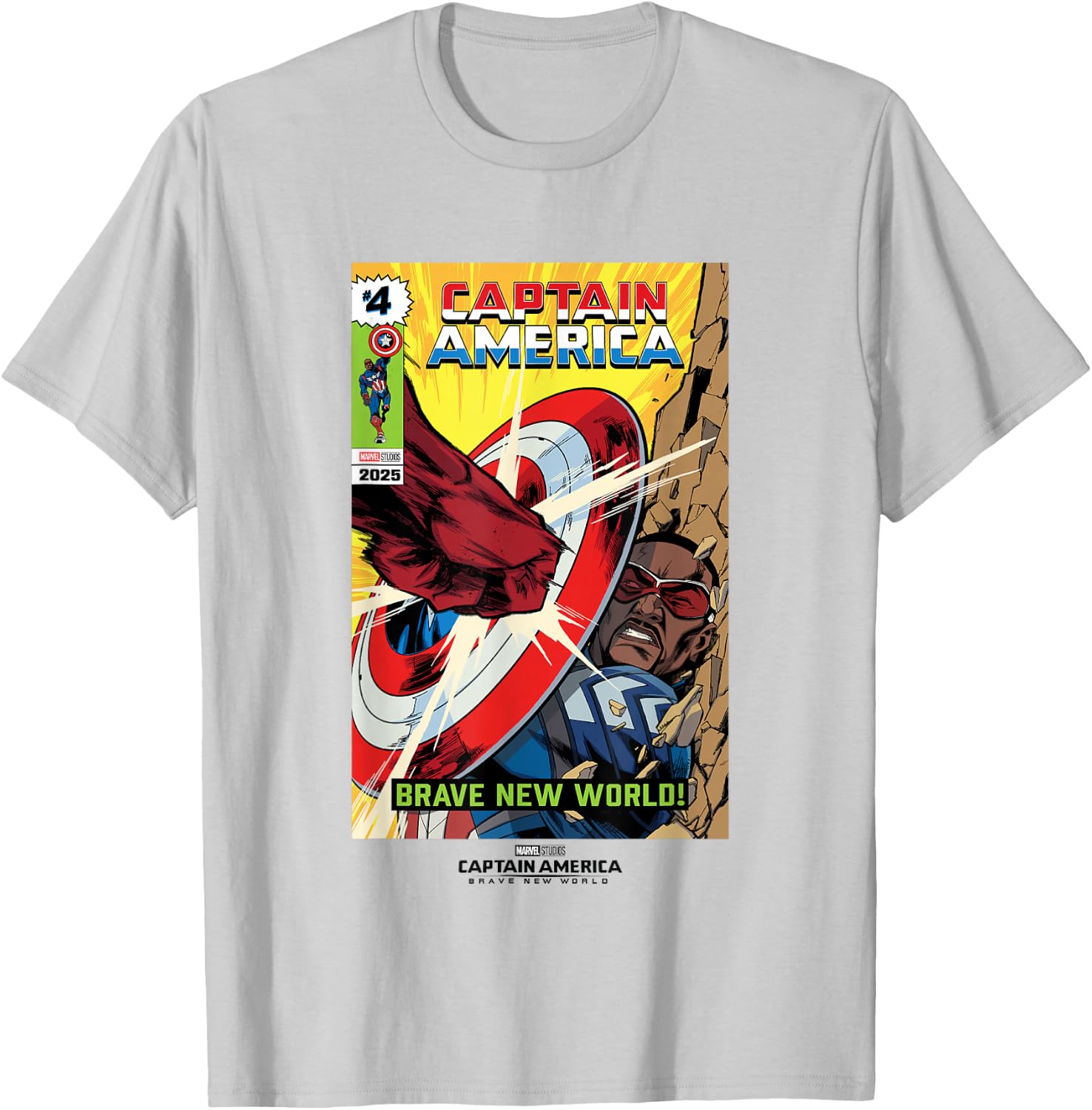 Marvel Captain America: Brave New World Red Hulk VS Cap T-Shirt - T-Shirt | Ash