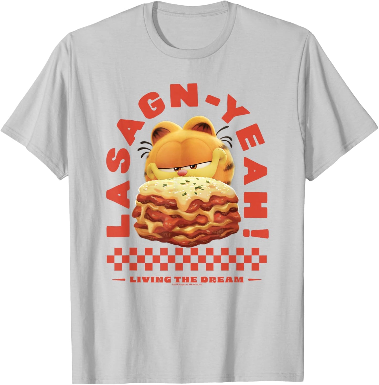 Garfield Lasagn-yeah , Blue, S T-Shirt - T-Shirt | Ash