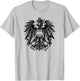 Austria Coat of Arms Austrian Eagle Emblem Symbol Flag T-Shirt - T-Shirt | Ash