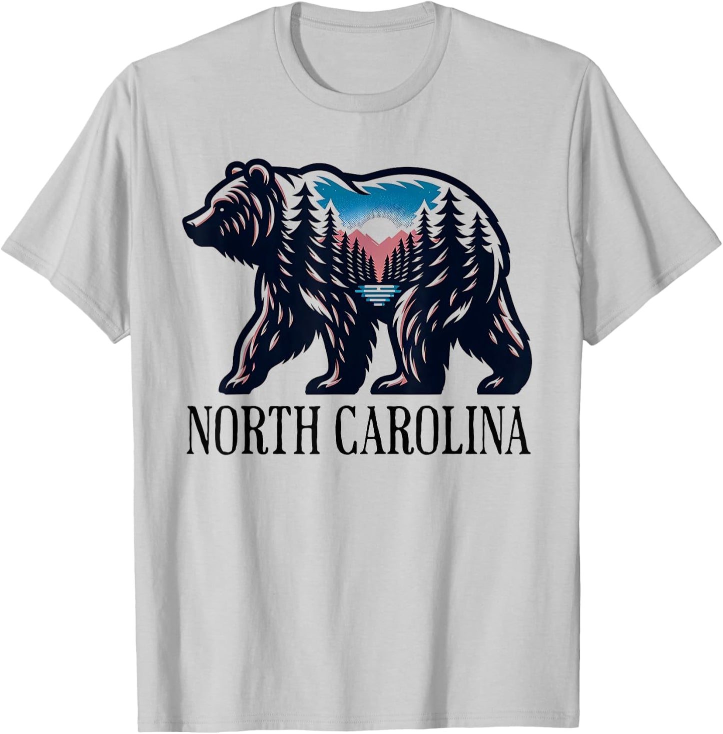 North Carolina T-Shirt - T-Shirt | Ash