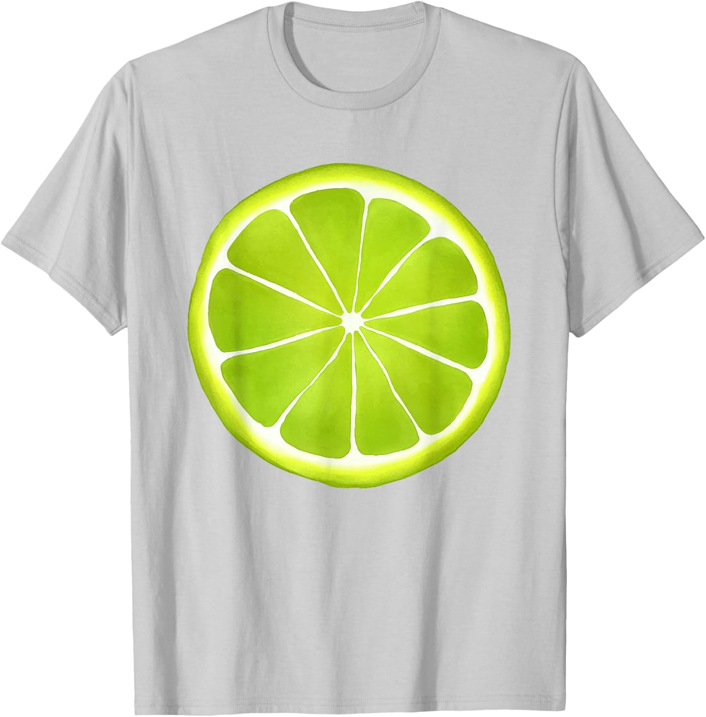 Lime Sliced Fruit Cute Easy Halloween Costume T-Shirt - T-Shirt | Ash