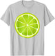 Lime Sliced Fruit Cute Easy Halloween Costume T-Shirt - T-Shirt | Ash