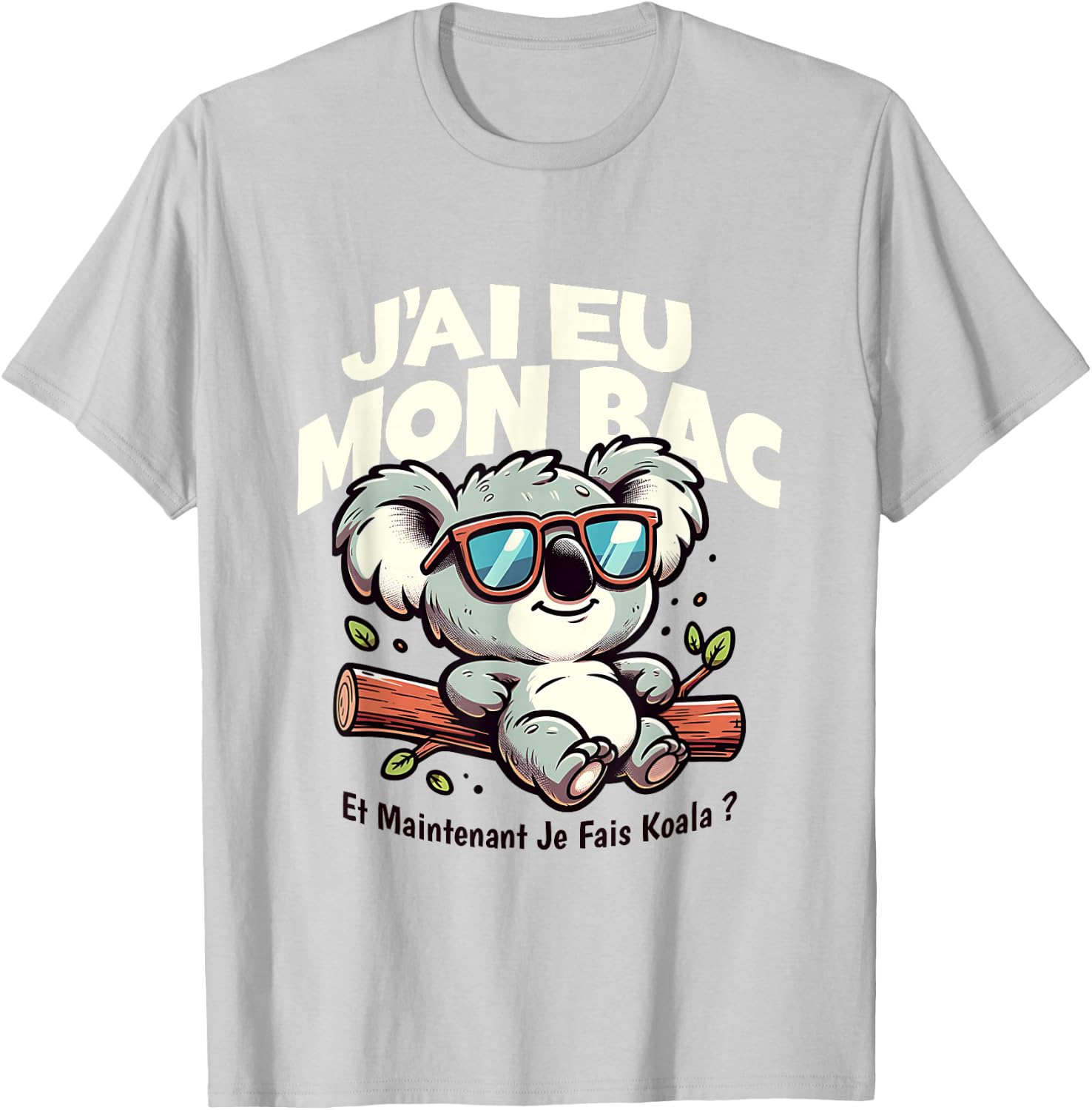 BAC 2025 Bachelor Congratulations Koala Humor Success Exam T-Shirt - T-Shirt | Ash