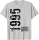 28th Birthday Man Woman 28 Years 1995 Gift , White T-Shirt - T-Shirt | Ash