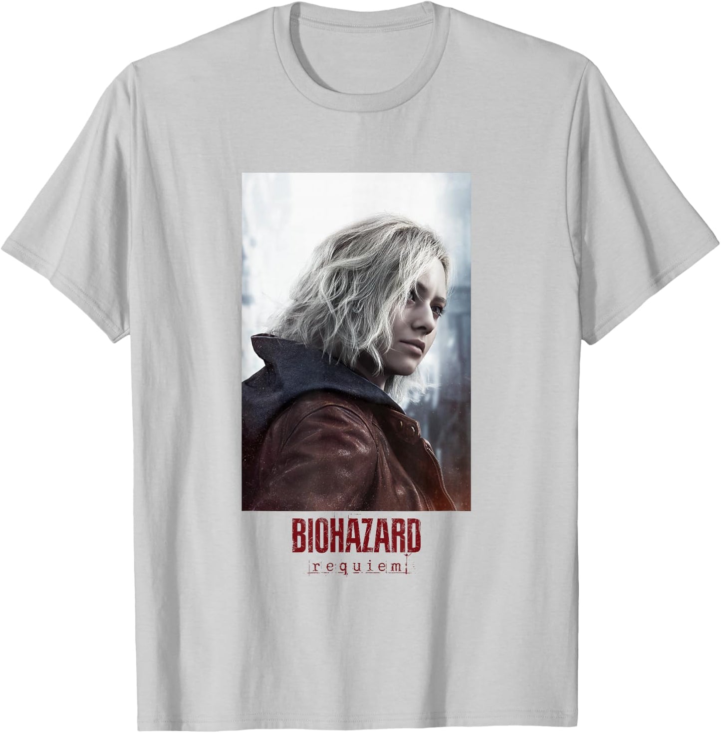 Resident Evil Requiem Grace Art FP(W) T-Shirt - T-Shirt | Ash
