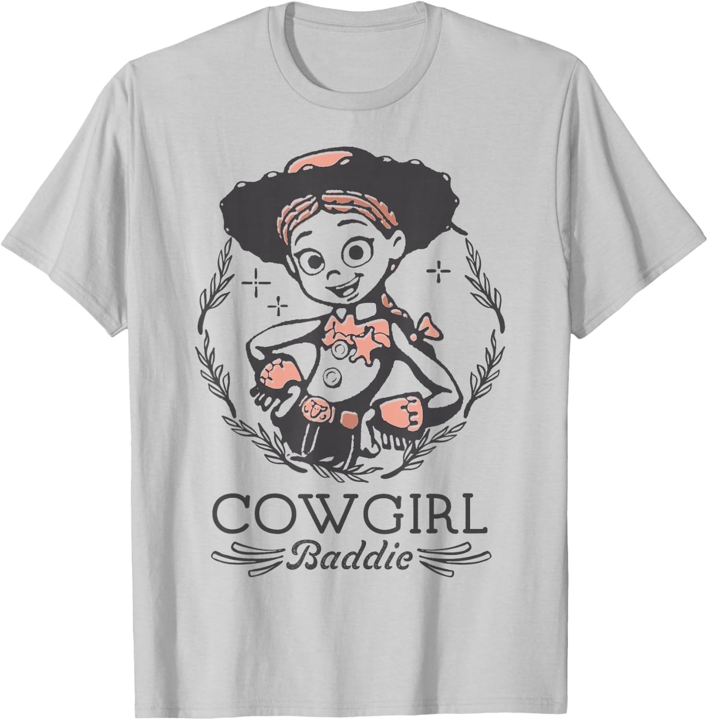 Disney Pixar Toy Story 5 Cowgirl Baddie Jessie Vintage T-Shirt - T-Shirt | Ash