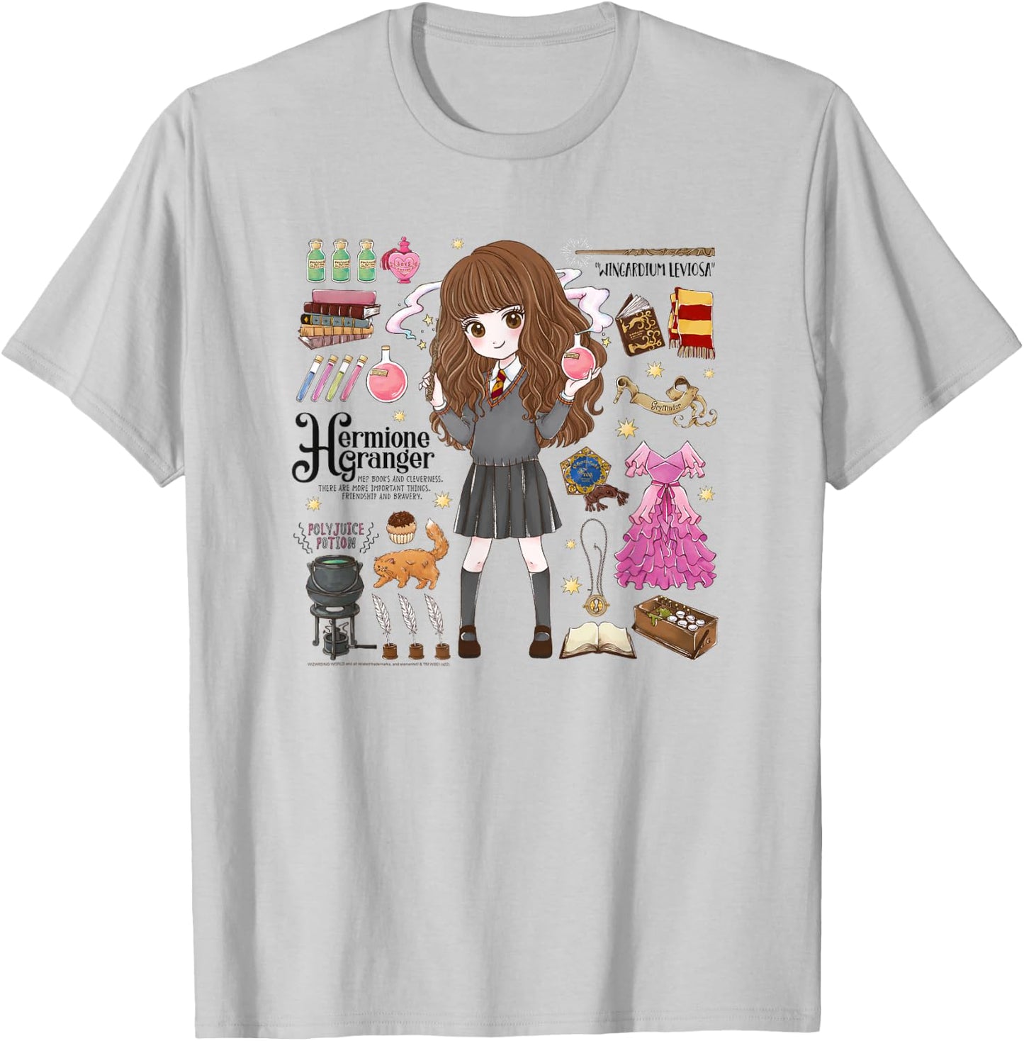 Harry Potter Hermione Granger Potions T-Shirt - T-Shirt | Ash