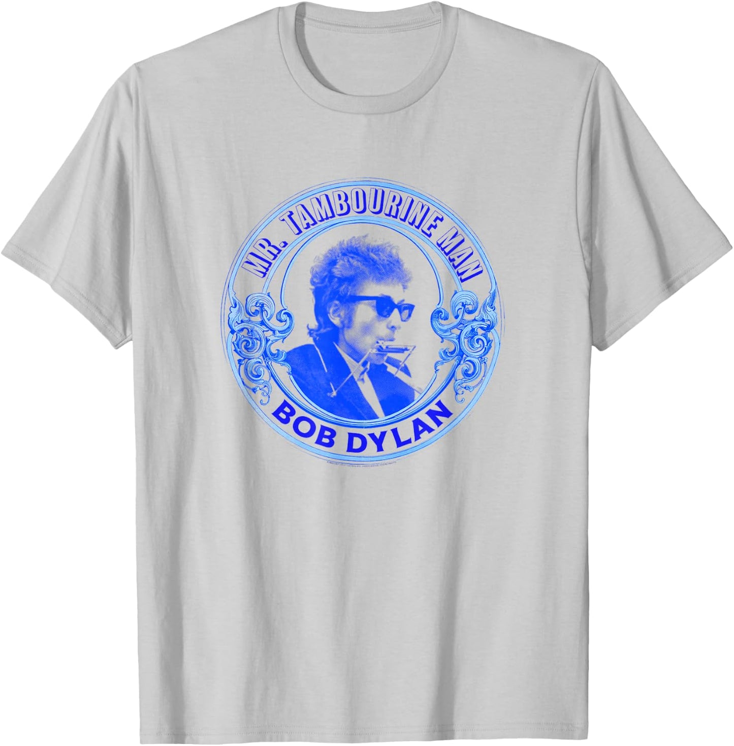 Bob Dylan Mr. Tambourine Man Official , white, S T-Shirt - T-Shirt | Ash