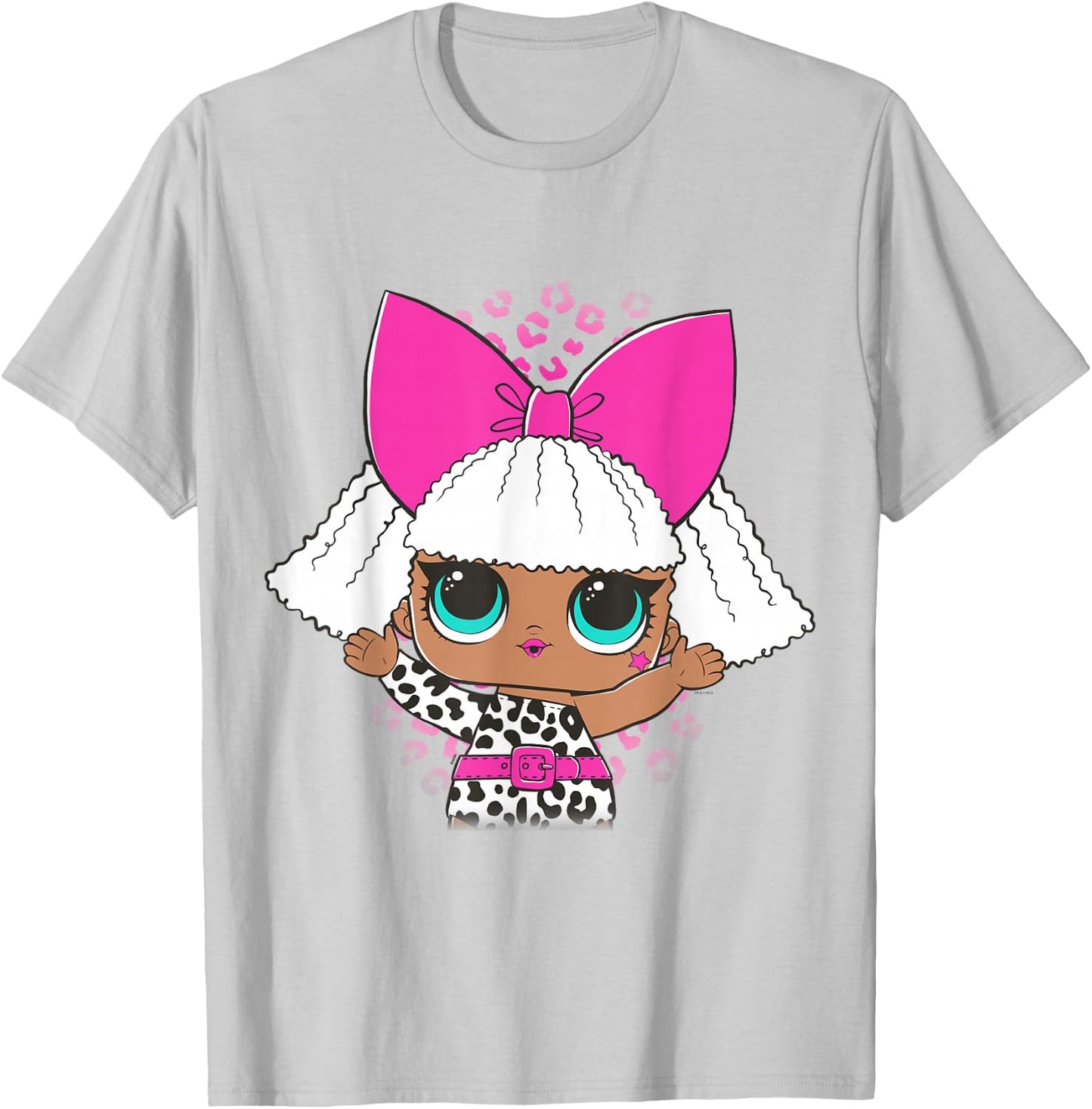 L.O.L. Surprise! Diva Cheetah Print Pink T-Shirt - T-Shirt | Ash