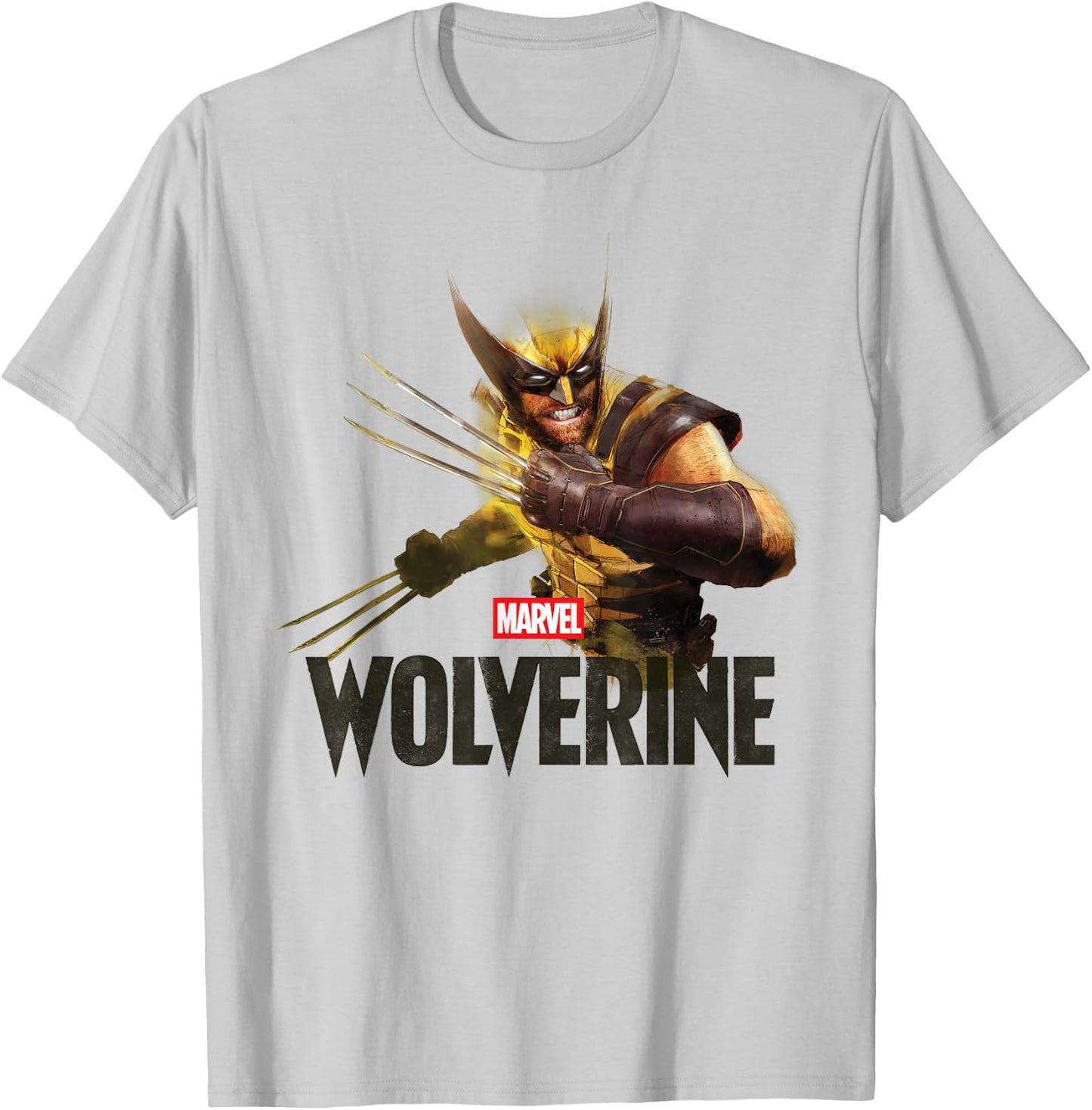 Marvel Wolverine Game Official Key Art 2026 Video Game T-Shirt - T-Shirt | Ash