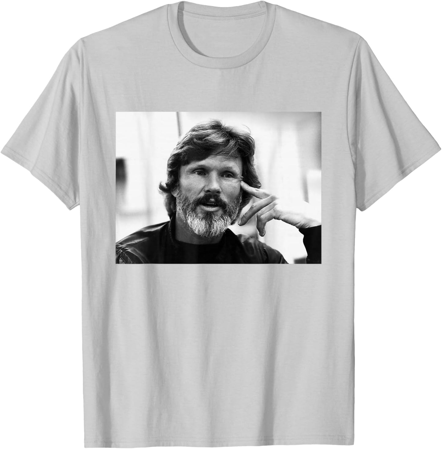 Me and Bobby McGee Singer Kris Kristofferson in 1982 T-Shirt - T-Shirt | Ash