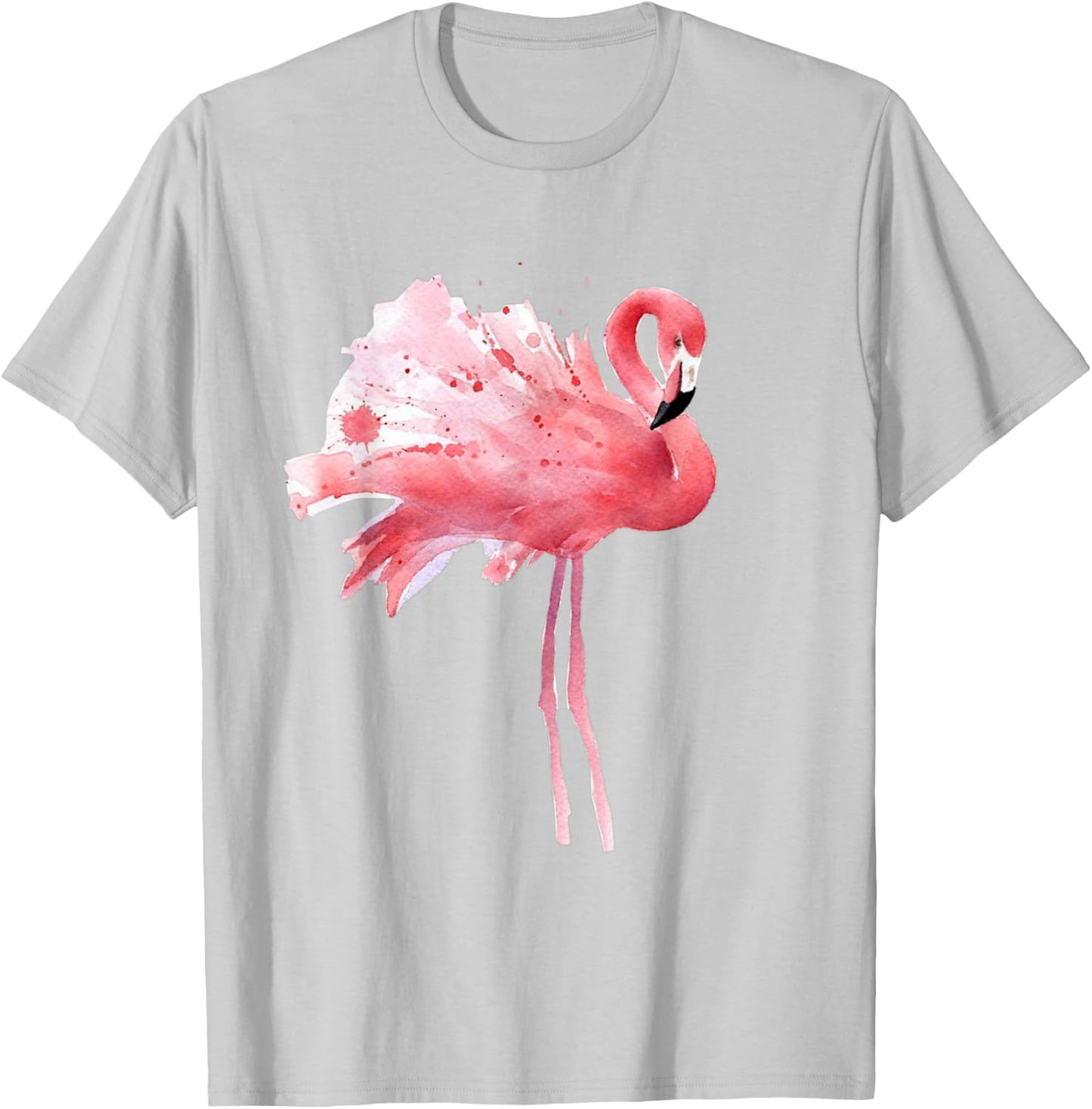 Flamingo Children's Flamingo Flamingo for Girls , White T-Shirt - T-Shirt | Ash