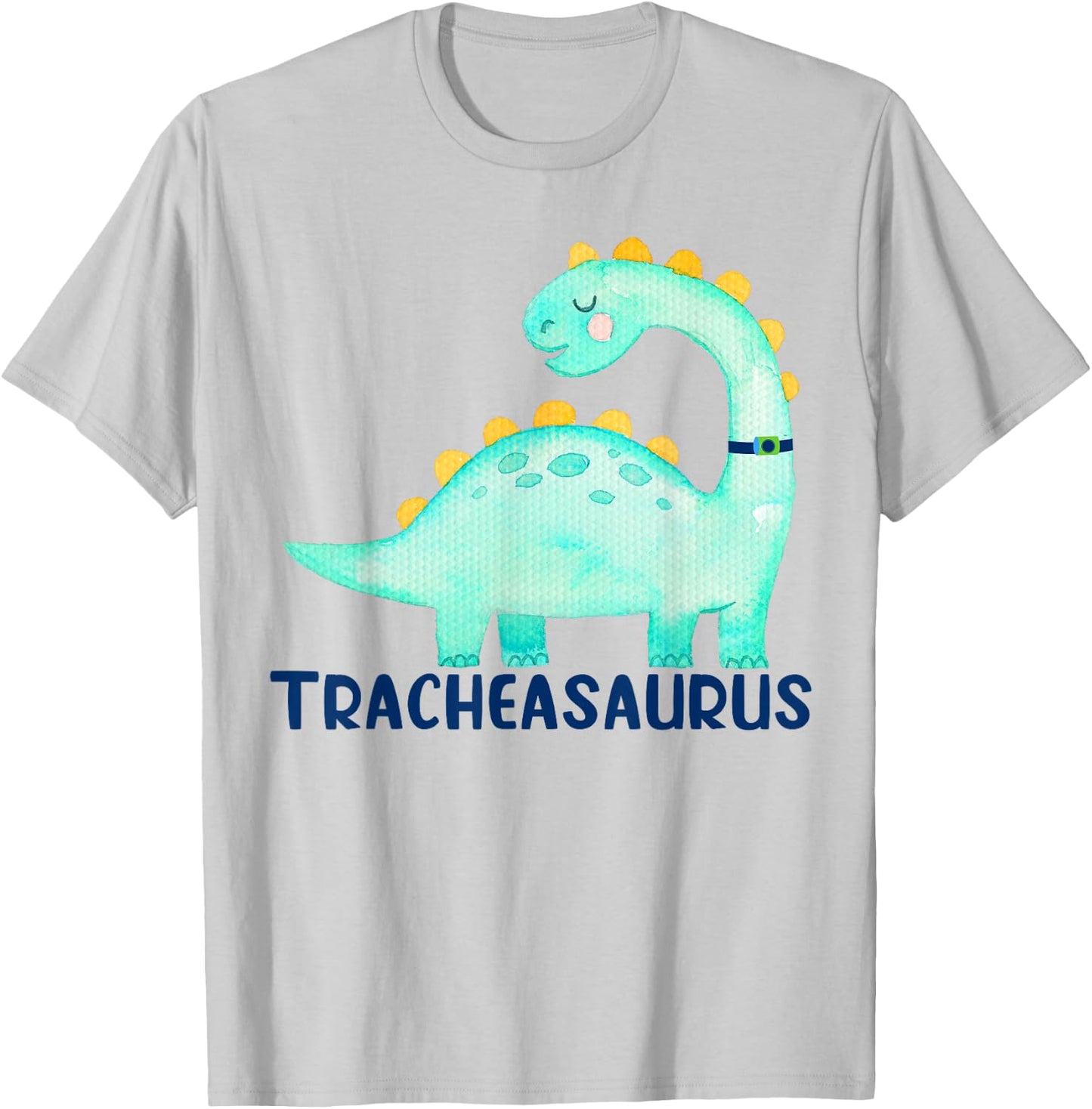 Tracheasaurus Tracheostomy Awareness T-Shirt - T-Shirt | Ash