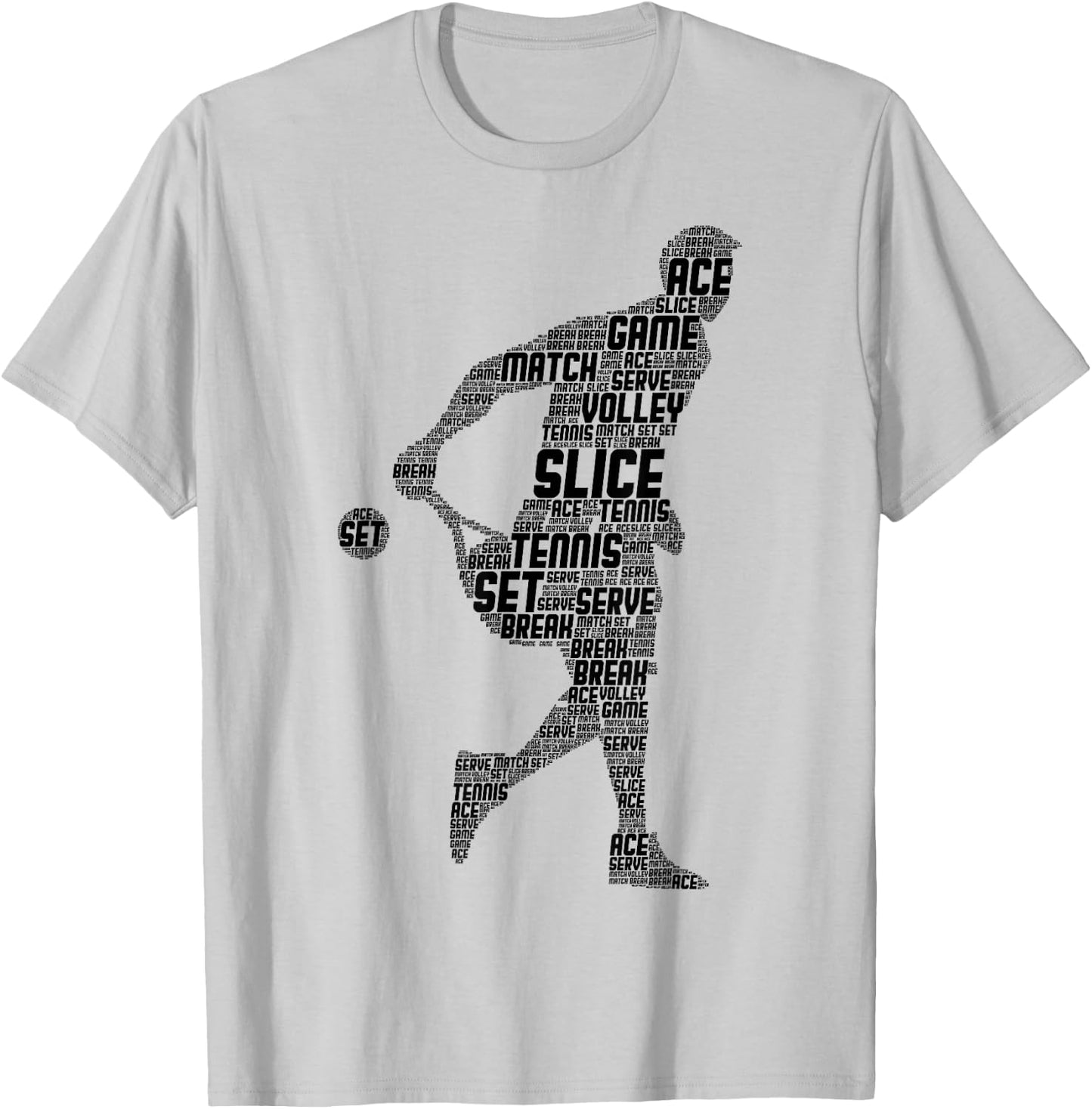 Tennis Boys Youth Men Kids T-Shirt - T-Shirt | Ash