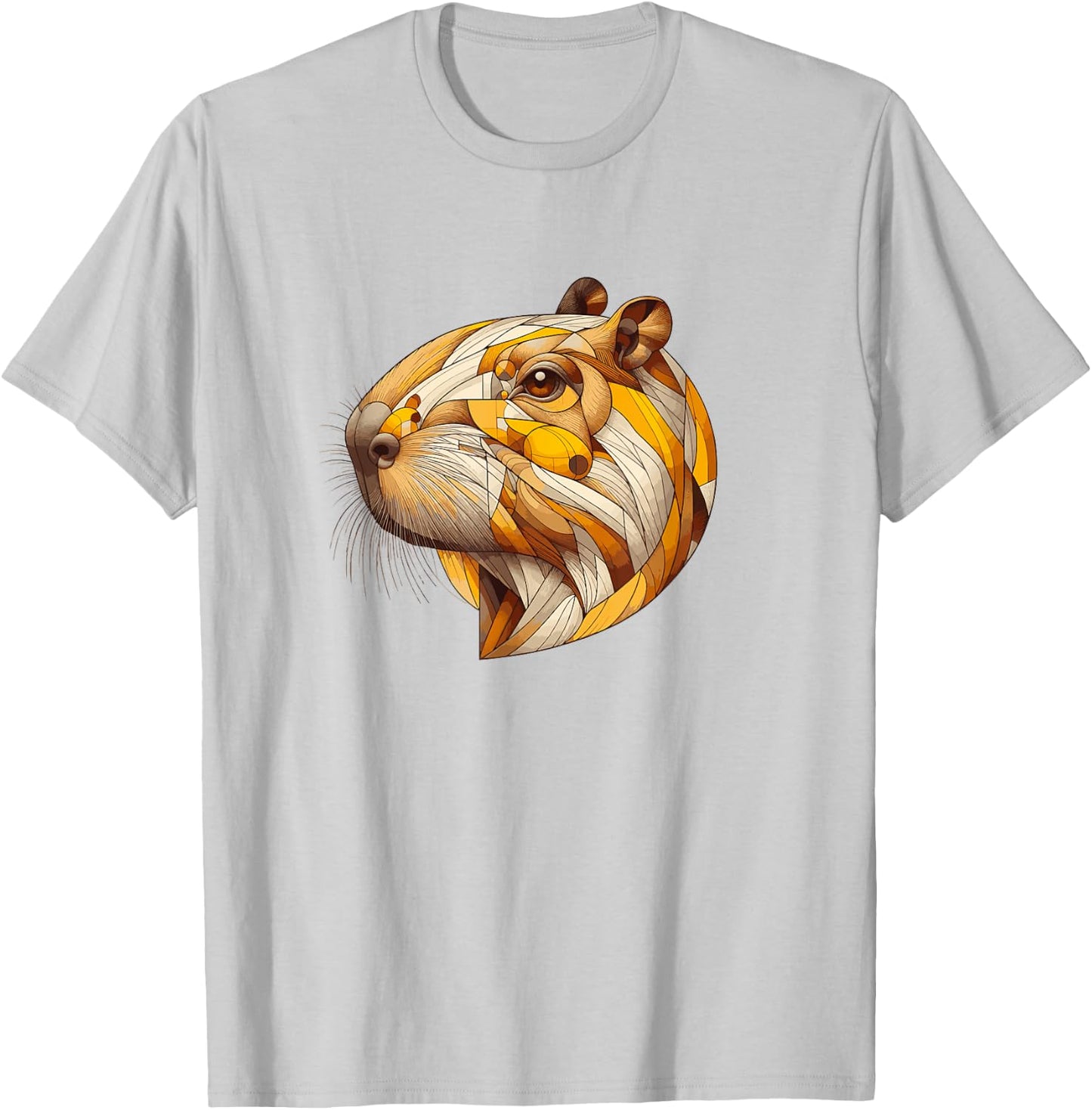 Kawaii Capybara Capybara Artistic Unique Animal Lover , white, S T-Shirt - T-Shirt | Ash