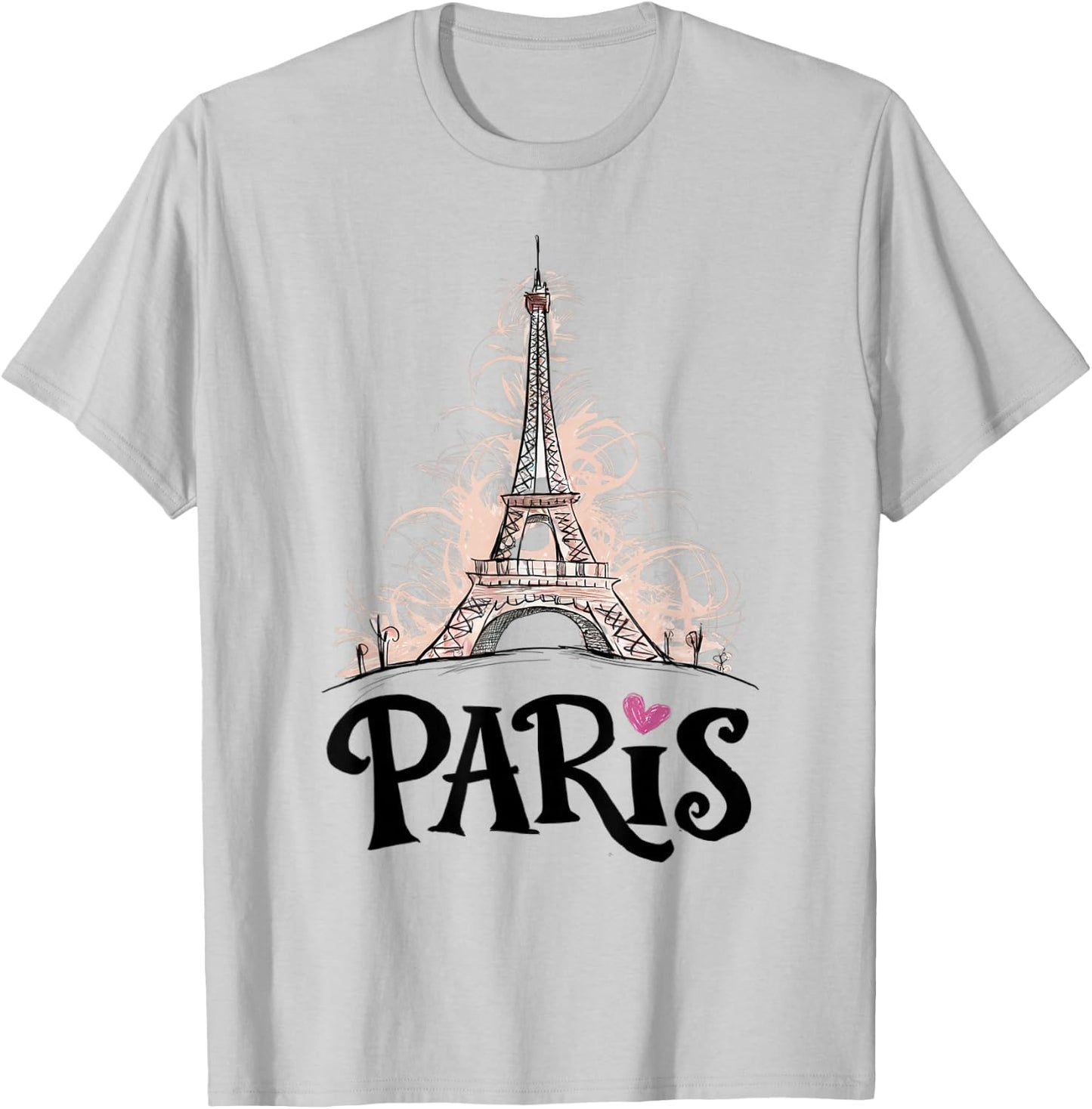 Eiffel Tower Paris Holiday France Souvenir Women Girls T-Shirt - T-Shirt | Ash