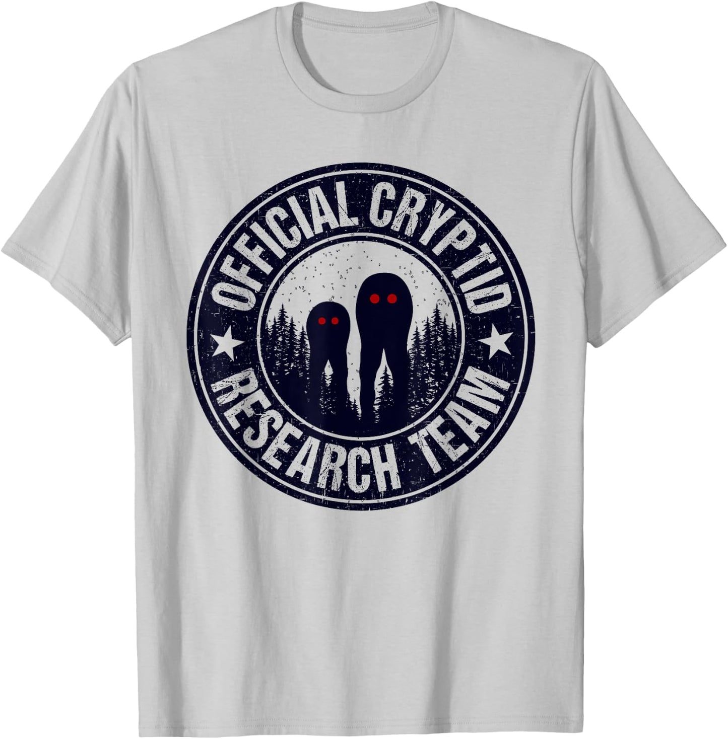 Official Cryptid Research Team Fresno Nightcrawler T-Shirt - T-Shirt | Ash