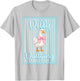 Preppy Dilly Dally Goose Coquette Bow Silly Goose Girls T-Shirt - T-Shirt | Ash