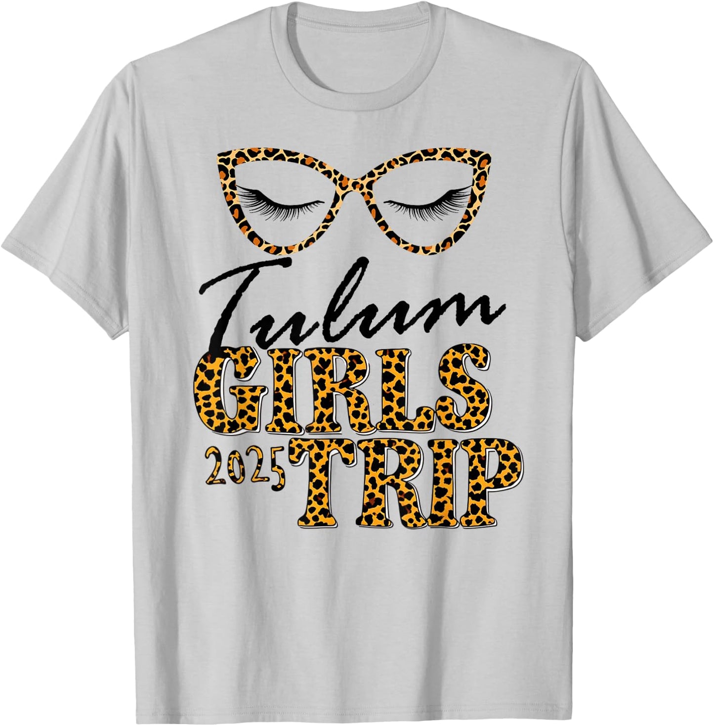 Girls Trip Tulum 2025 Shirts Vacation Weekend Birthday Squad T-Shirt - T-Shirt | Ash