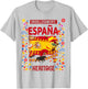 Spanish Flag Outfit Idea , Spanish Flag and Spanish , white, S T-Shirt - T-Shirt | Ash