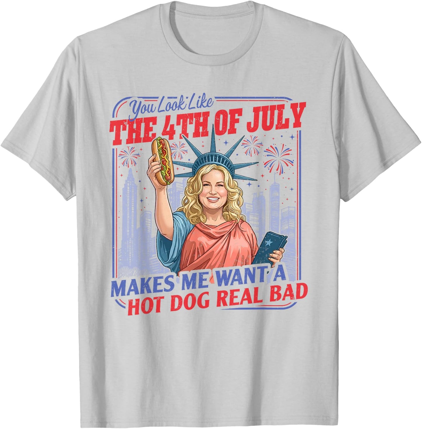 Celebrate 250th Anniversary, You Look Like 4th of July T-Shirt - T-Shirt | Ash