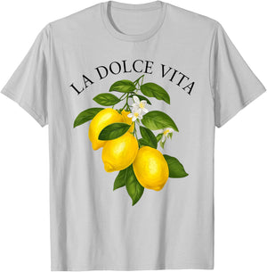 LA DOLCE VITA X Limone Lemons Lemon Limoncello Spritz , White T-Shirt - T-Shirt | Ash