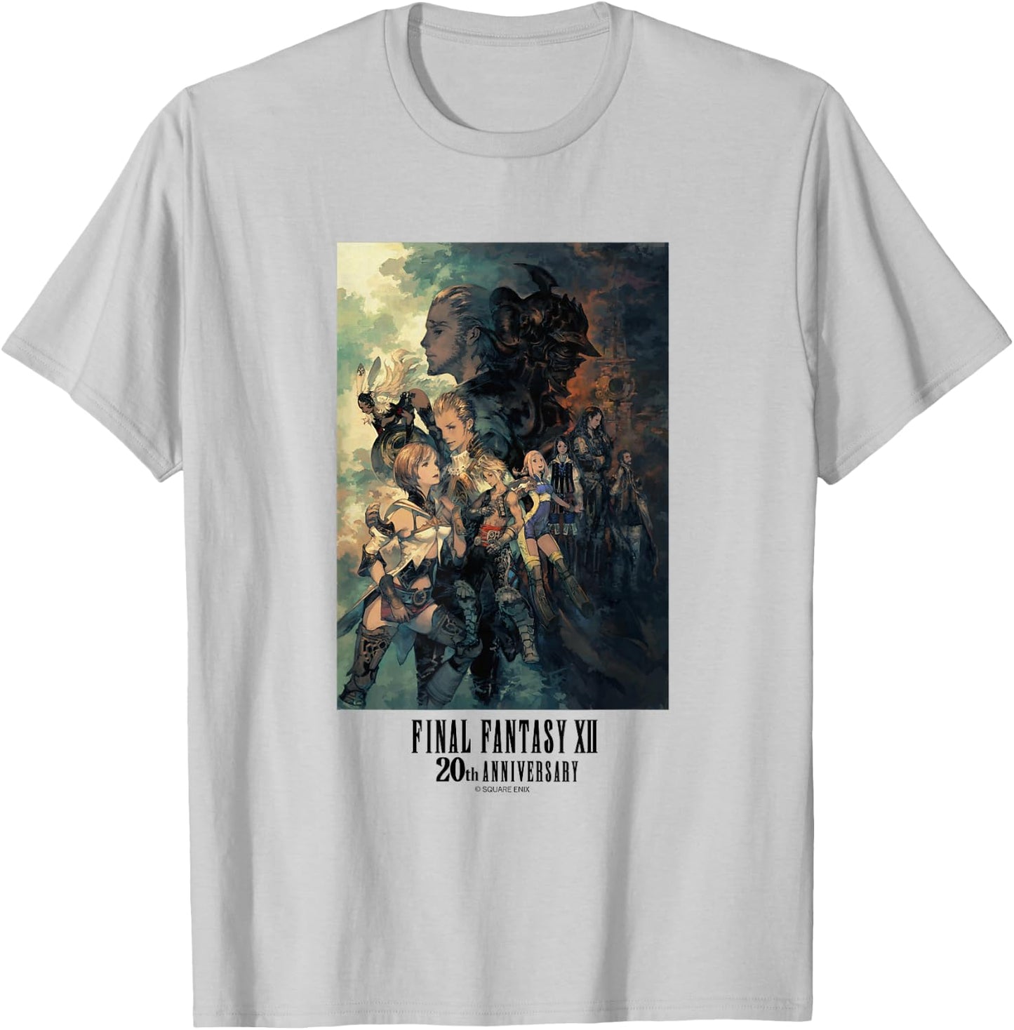 FINAL Fantasy Annivasary Collection FFXII TZA Package Art 2 T-Shirt - T-Shirt | Ash