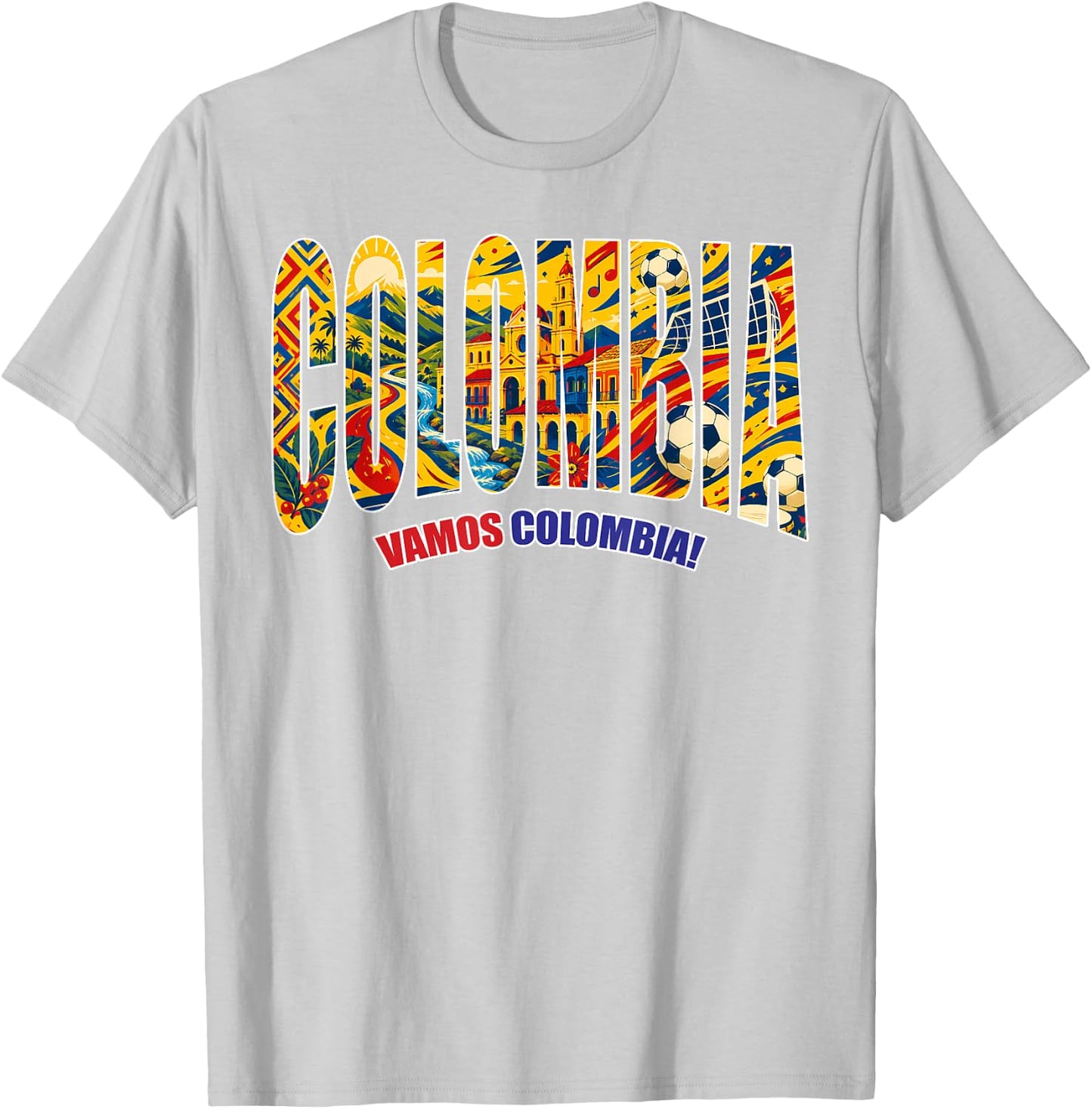 Colombia Country Colombian Flag Women Kids T-Shirt - T-Shirt | Ash