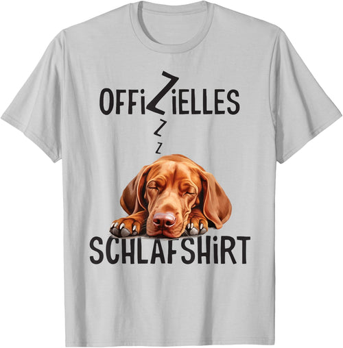 Vizsla Offizielles Schlafshirt Mit Hund Lustig
