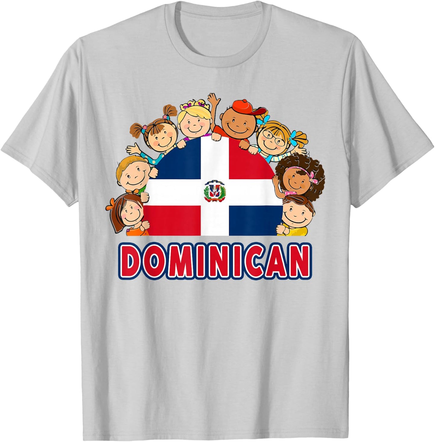 Hispanic Heritage Month Dominican Republic Kids Toddler Boys T-Shirt - T-Shirt | Ash