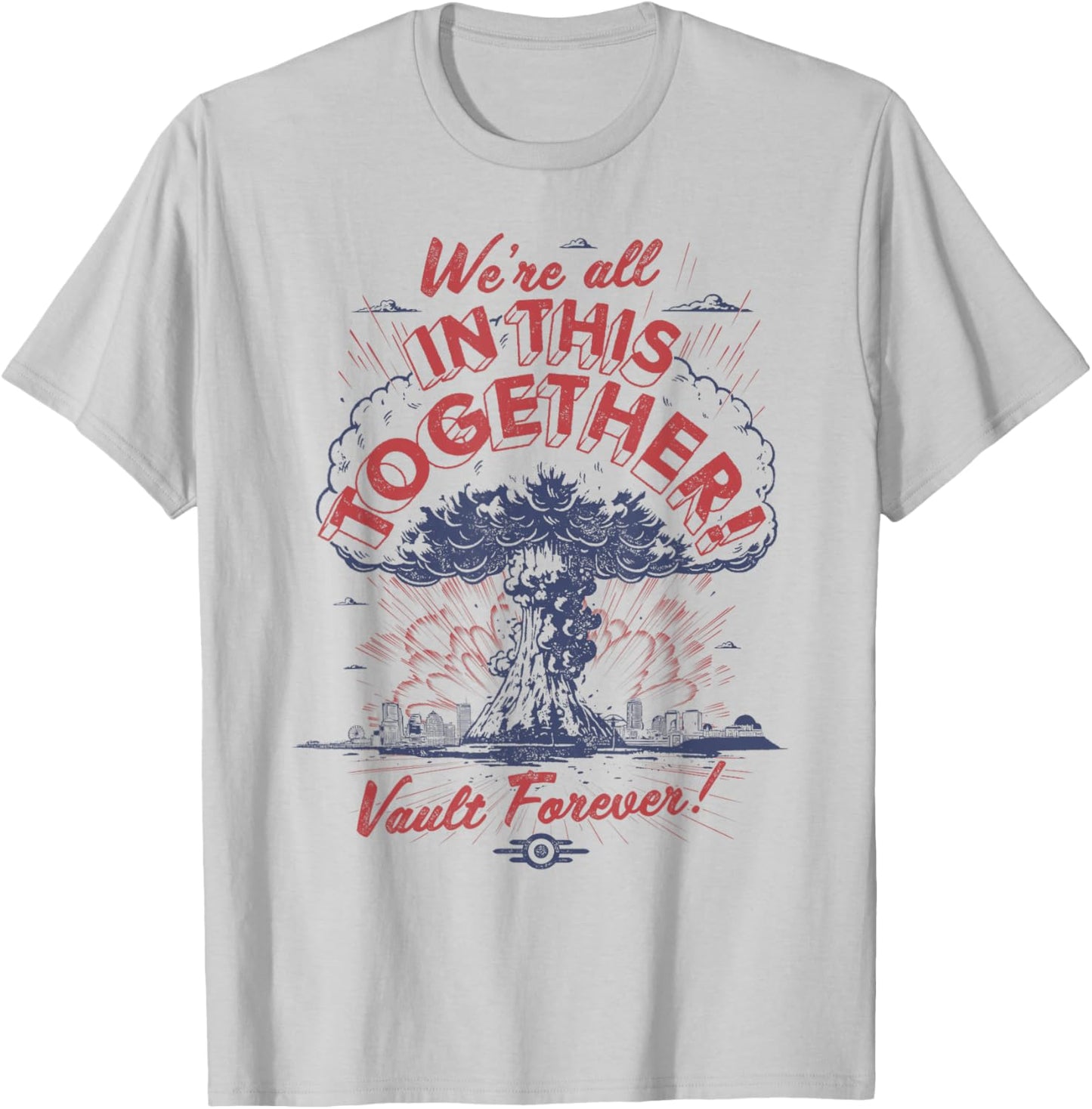 Fallout We all sit in the same boat , silver T-Shirt - T-Shirt | Ash