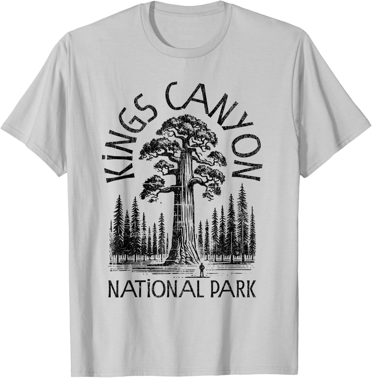 Kings Canyon National Park T-Shirt - T-Shirt | Ash