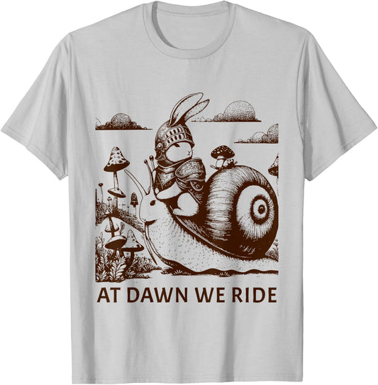 Medieval Bunny Rabbit Castlecore T-Shirt - T-Shirt | Ash