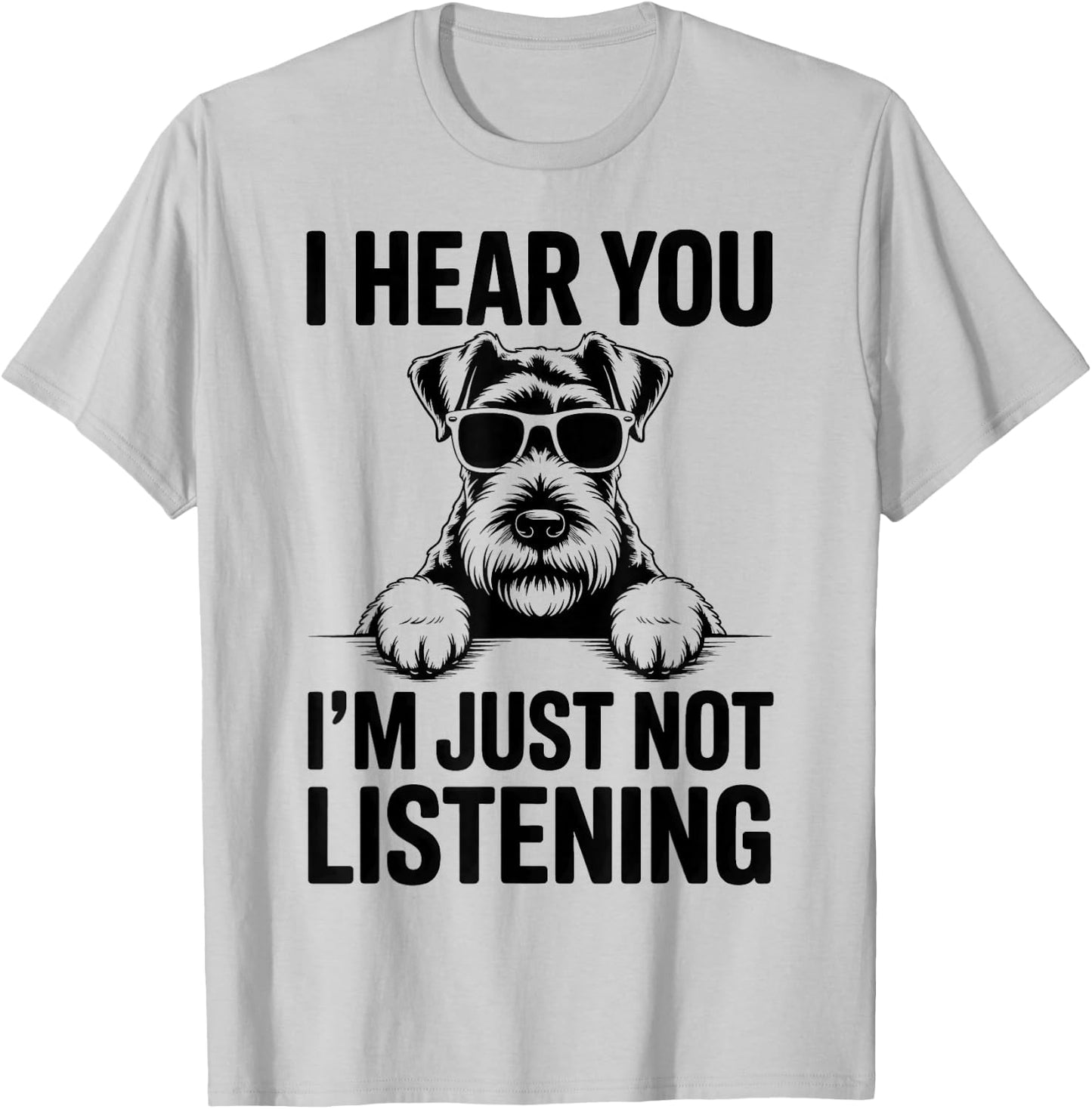 Kerry Blue Terrier Dog Funny Kerry Blue Terrier T-Shirt - T-Shirt | Ash