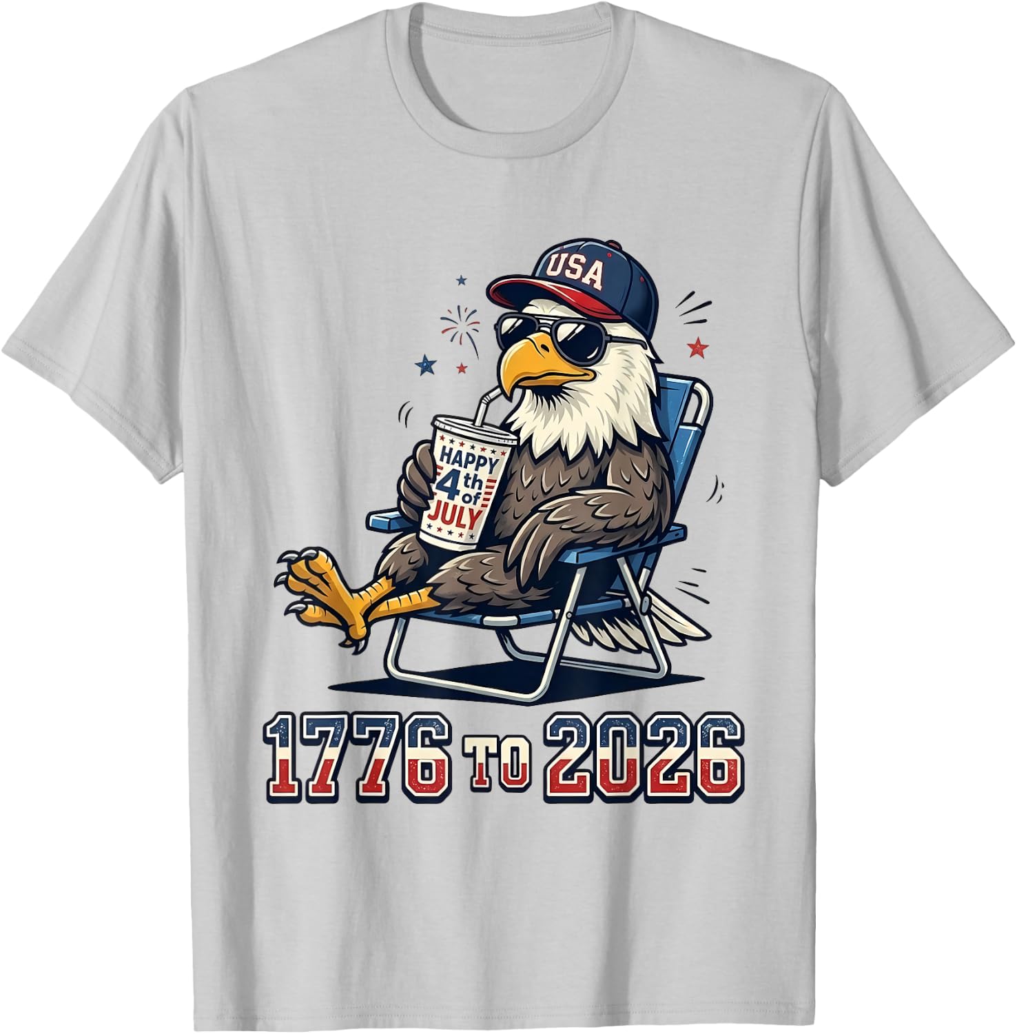 250 Jahre Freiheit 250. Jahrestag der Unabhängigkeit der USA T-Shirt - T-Shirt | Ash