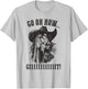 Vintage Cowboy Horse Shirt - Go On Now Git Western Horse T-Shirt - T-Shirt | Ash
