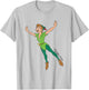 Peter Pan Flying , White T-Shirt - T-Shirt | Ash
