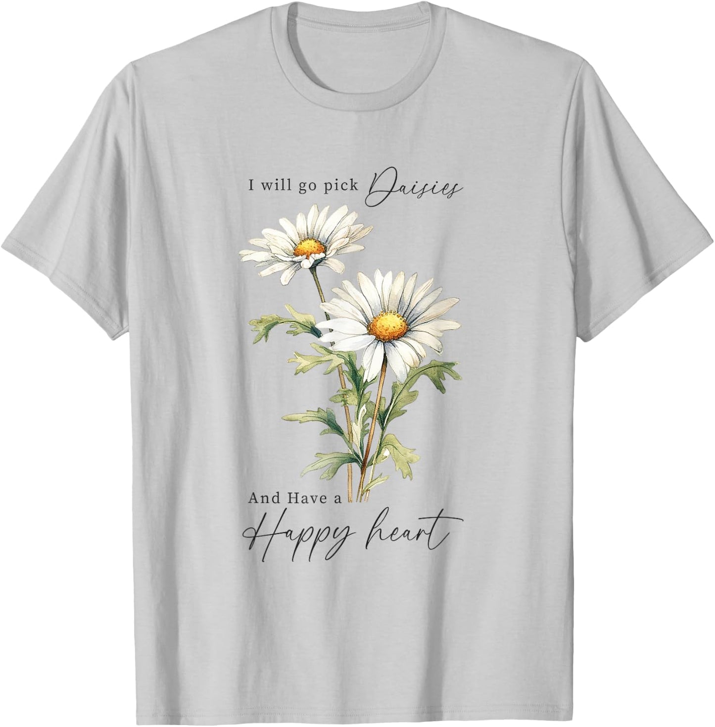Sommerblume Botanische Naturliebhaber Blumenkunst Wildblume T-Shirt - T-Shirt | Ash
