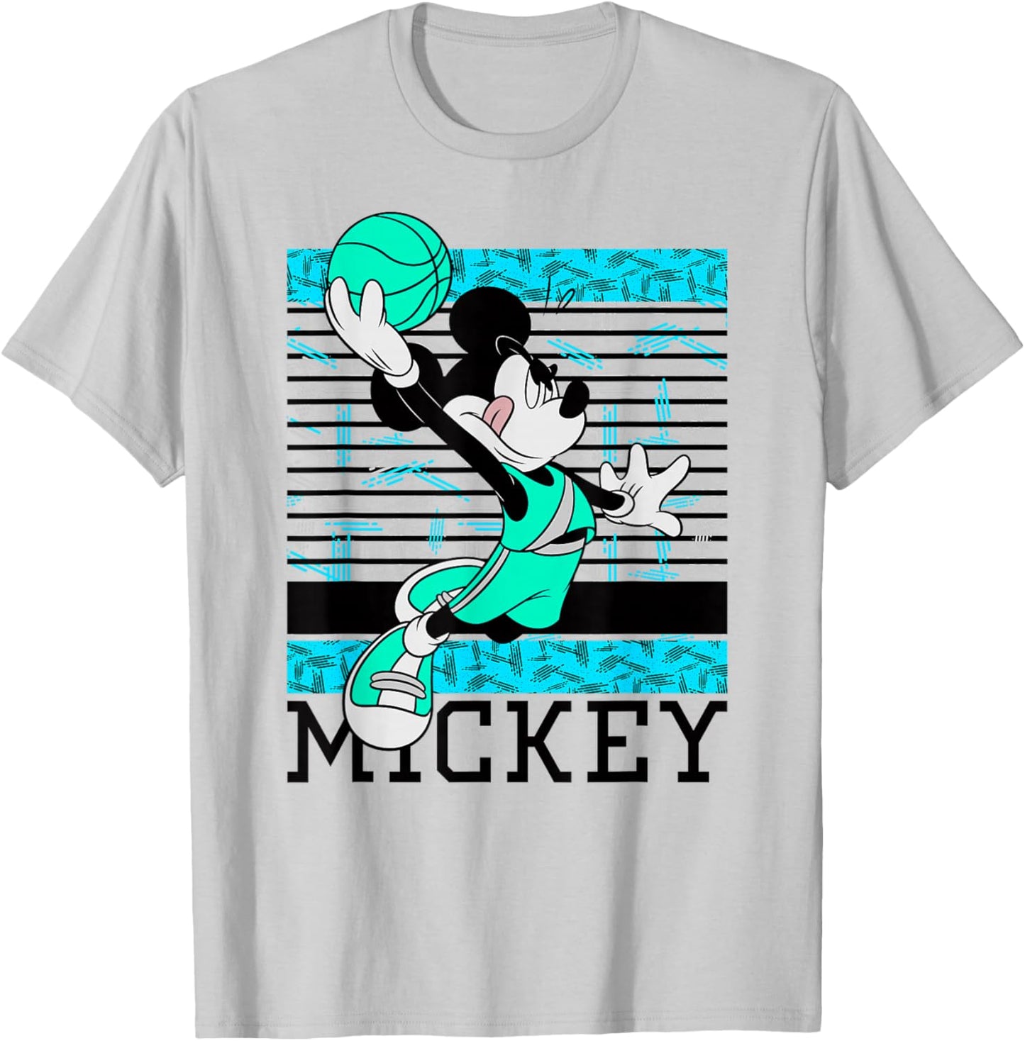 Disney - Mickey Mouse Basketball T-Shirt - T-Shirt | Ash