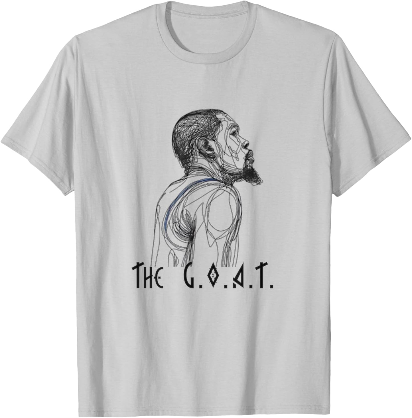 The GOAT (Greatest Of All Time) Basketball Player KD Sniper T-Shirt - T-Shirt | Ash