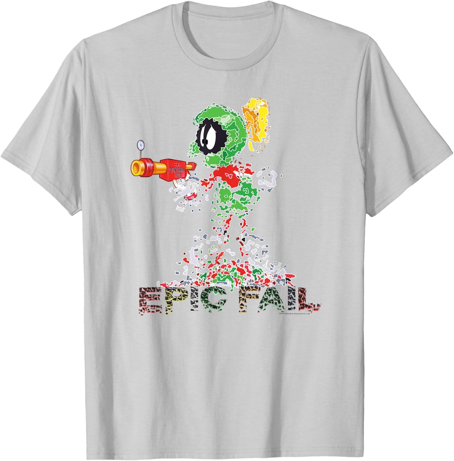 Looney Tunes Marvin the Martian Epic Fail T-Shirt - T-Shirt | Ash