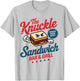 The Knuckle Sandwich Bar & Grill Fighting Sarcastic Joke T-Shirt - T-Shirt | Ash