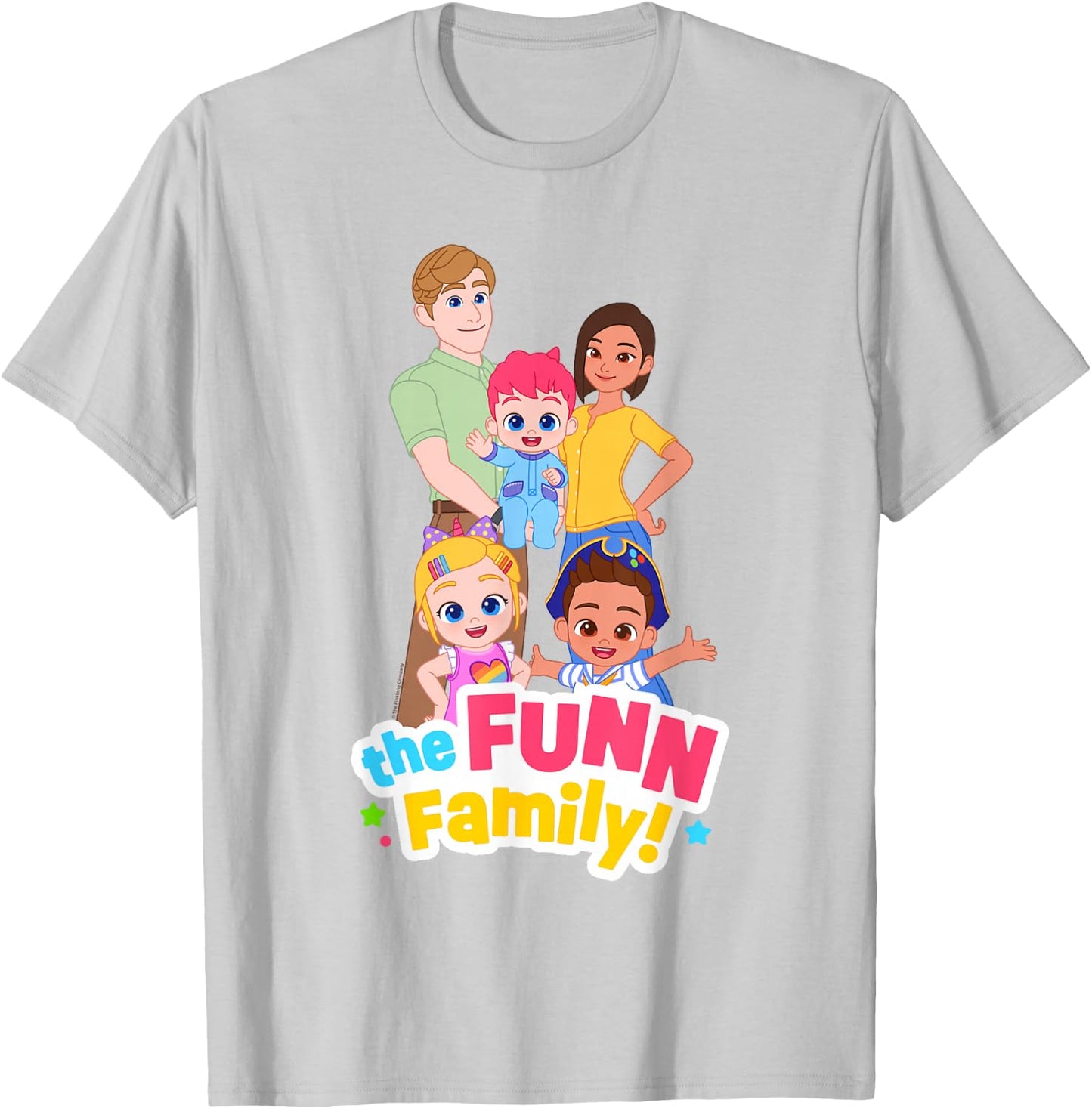 Bebefinn The Fun Family T-Shirt - T-Shirt | Ash