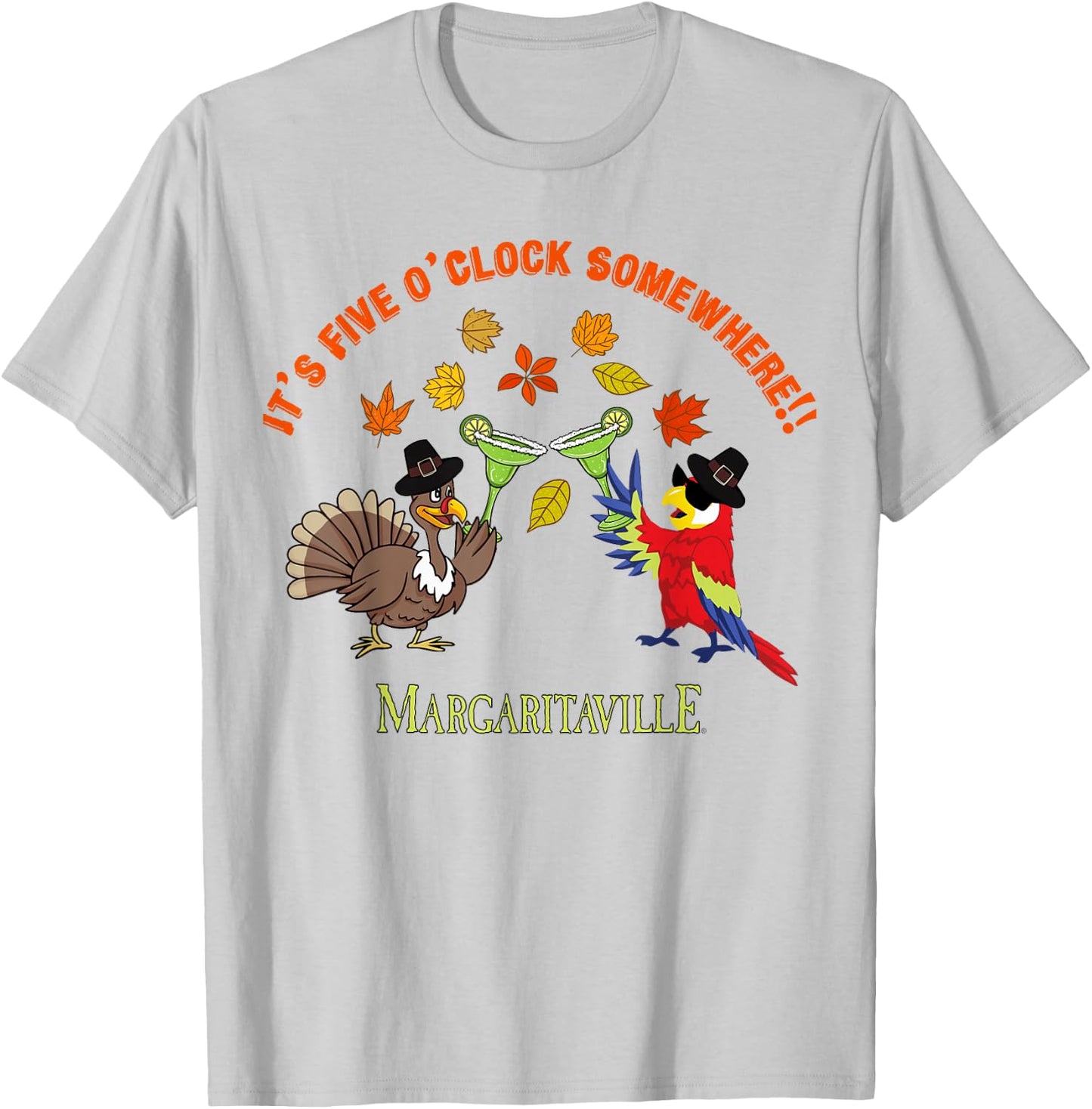 Turkey 5 O'Clock Somewhere T-Shirt - T-Shirt | Ash