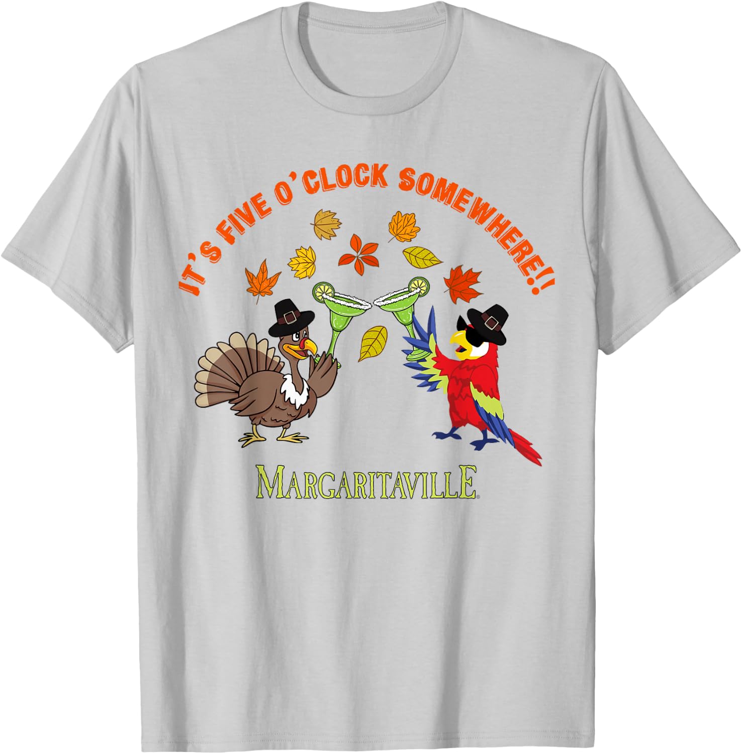 Turkey 5 O'Clock Somewhere T-Shirt - T-Shirt | Ash
