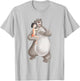 Jungle Book Watercolour Balu And Maugli , White T-Shirt - T-Shirt | Ash