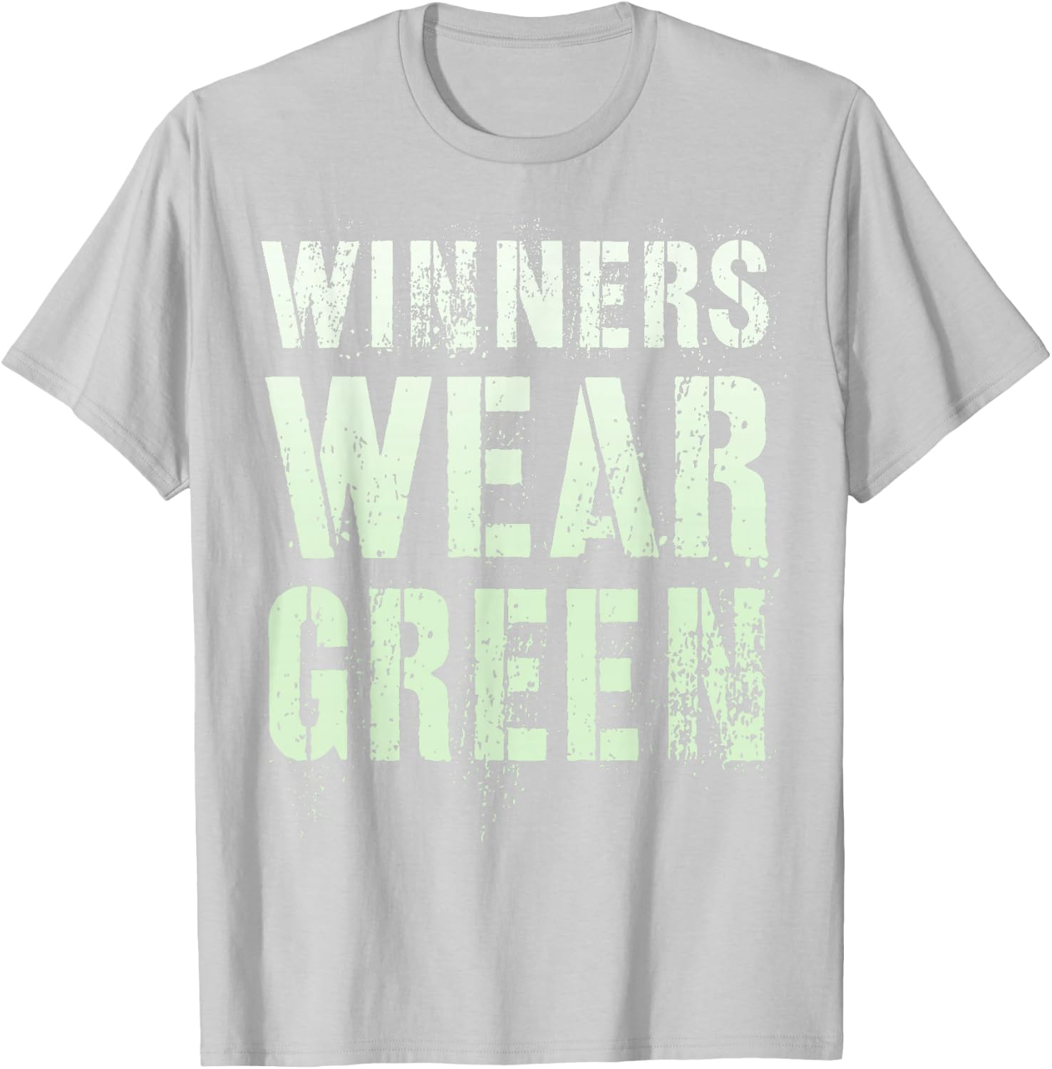 Vintage WINNERS WEAR GREEN Summer Camp War Game Team Match T-Shirt - T-Shirt | Ash