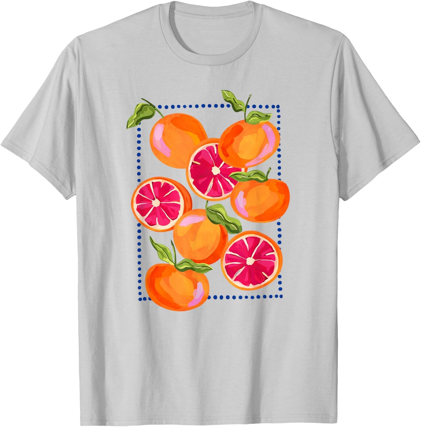 Orange Fruit Summer Vibes Artwork Citrus Orange Lovers Women T-Shirt - T-Shirt | Ash